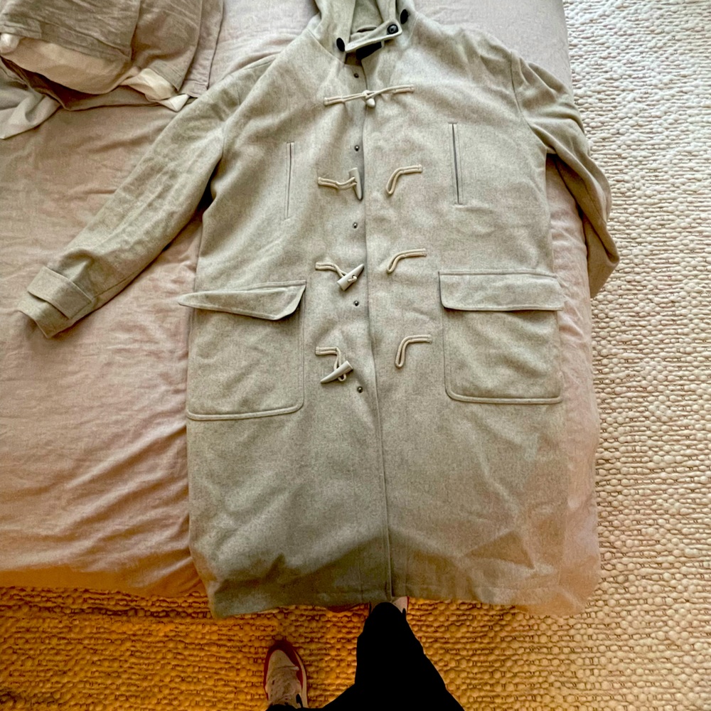 Grey Trench Peacoat